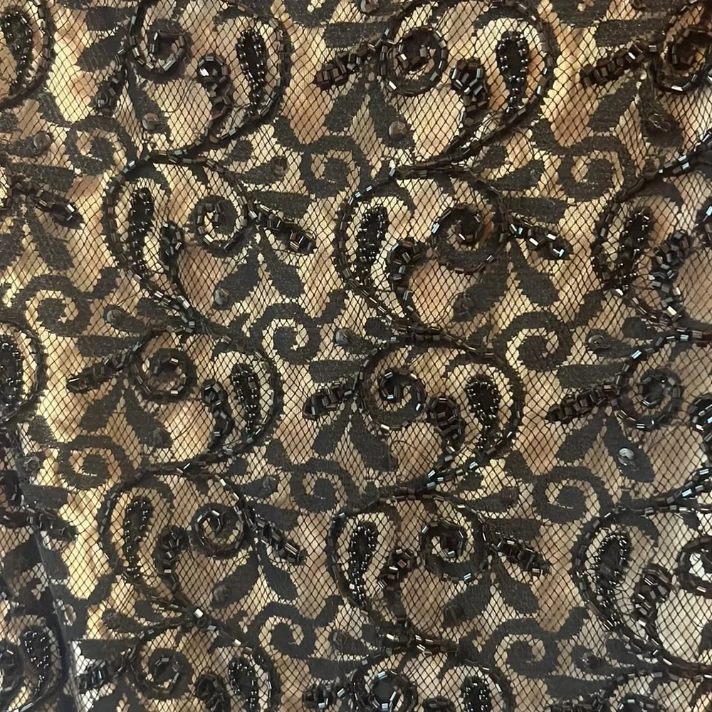 Stunning sequins lace dress. Comfortable to wear. A must have black dress. - Picture 3 of 5